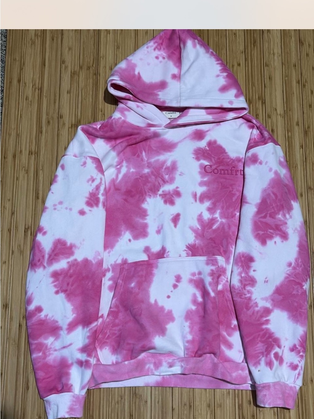 Comfort Tie-Dye Pink Hoodie and sweatpant set